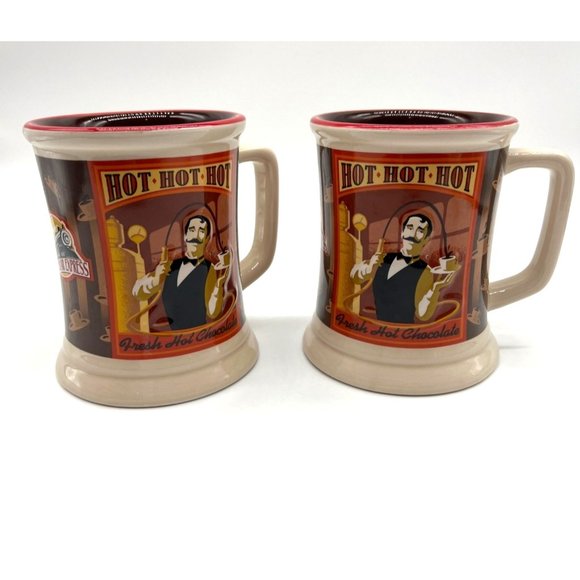Christmas Polar Express 3D Style Mugs Hot Chocolate set of 2 - Picture 1 of 10